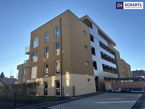 GROSSARTIG! Lichtdurchflutete 2-Zimmer-Neubauwohnung mit Südwestausrichtung, großzügigem Balkon, exklusiver Tischlerküche und Tiefgaragenplatz!