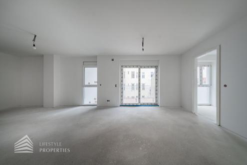 Heller 4-Zimmer Erstbezug mit Balkon, Nähe Kutschkermarkt