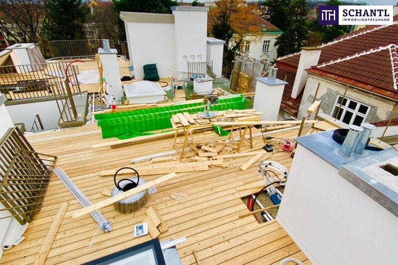 Dachterrasse, Baustelle