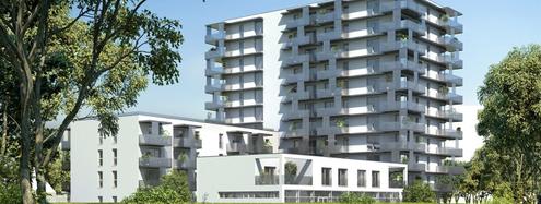 2-Zimmer-Wohnung inkl K�che, franz�sischem Balkon und Kellerabteil mit Blick auf den Hirschstettner Badeteich / ZS15 OG1