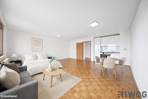 Helle Neubauwohnung mit Parkblick in U-Bahnnähe bei Donauinsel | vermietet bis 2031 | freier Mietzins | modernes Gebäude inkl. Tiefgarage