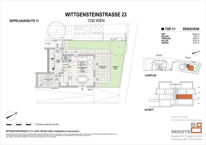 Grundriss Erdgeschoss DH1/1