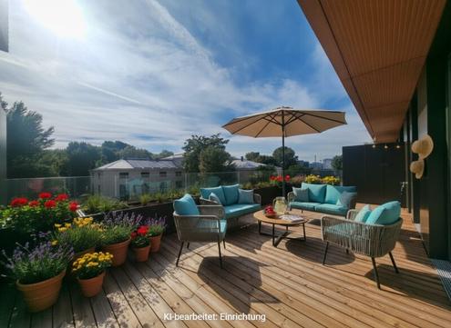 Gr�nblick beim Stadion