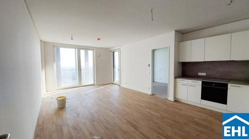 2-Zi.-Erstbezug mit Loggia & Rooftop Pool | TOWER HOMES