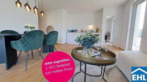 BELLA VITA - Sichern Sie sich den zweiten KFZ-Stellplatz jetzt mit 50 % Preisvorteil.