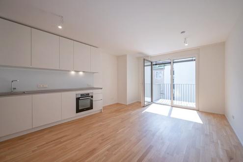 ASG IV-Qualitatives Wohnen in urbaner Lage: hochwertiger 2-Zimmer ZWEItBEZUG mit LOGGIA! Provisionsfrei!