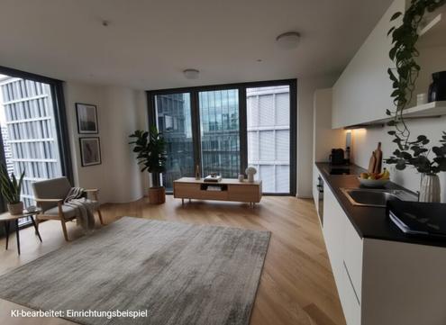 Moderne 3 Zimmer mit Balkon (teilmöbliert) und vielen Extras im Haus!