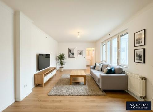 KERNSANIERT - ERSTBEZUG - BEZIEHBAR AB 01.12.2025 - CHARMANTE 2 ZIMMER-WOHNUNG - MODERNES DESIGN - LICHTDURCHFLUTET - GRO�-ENZERSDORF