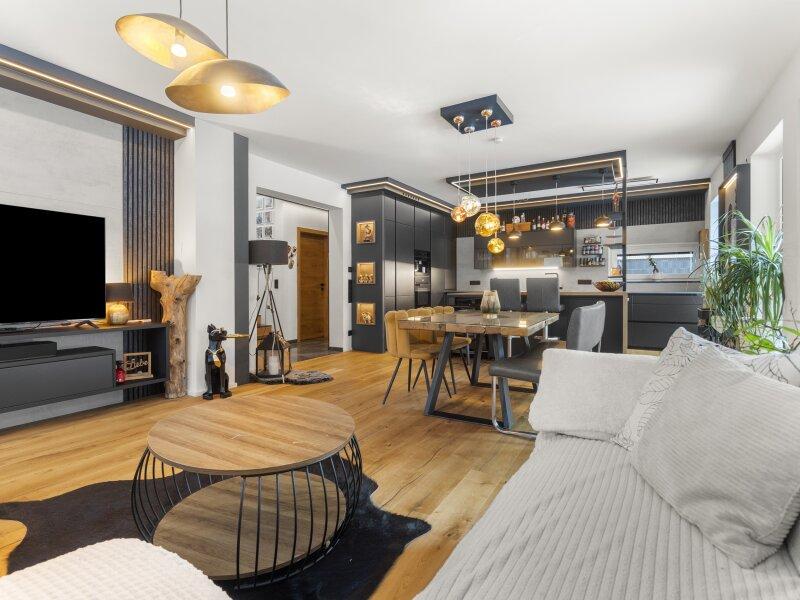 Wohnbereich und K�che