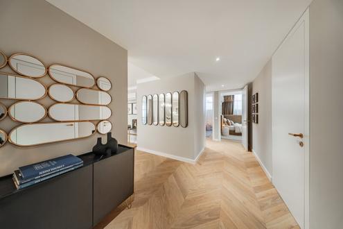 THE FUSION! Klimatisierter 3-Zimmer-Erstbezug mit exklusiver Designer-Ausstattung und hofseitiger Freifl�che