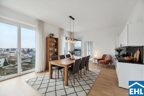 Leben im Süd Spitz: 2 Zimmer-Wohnung mit Loggia