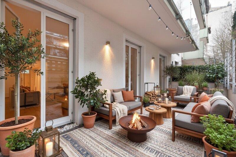 Terrasse Designvorschlag (KI-generiert)