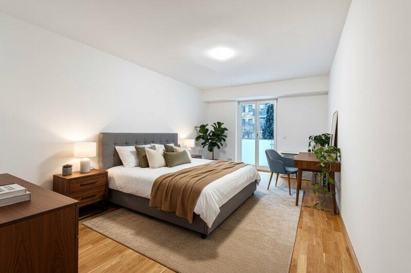 Schlafzimmer 1 | Designvorschlag V1 (KI-generiert)