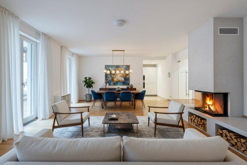 Wohnraum Designvorschlag V2 (KI-generiert)