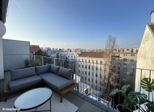 Wohnen �ber den D�chern Wiens- 3 Zimmer mit Terrasse und Weitblick - Ab sofort verf�gbar