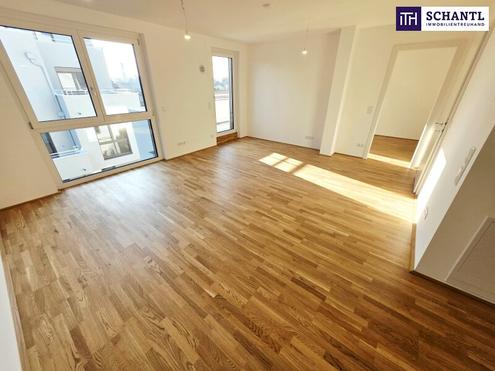 Klein in der Fläche - Groß im Lebensgefühl! Ideale Kleinwohnung mit sonniger Terrasse! TOP-Neubauprojekt im Grünen + Klimaaktiv Bronze + Wärmepumpe und Solaranlage + Garage + Beste Vermietbarkeit!