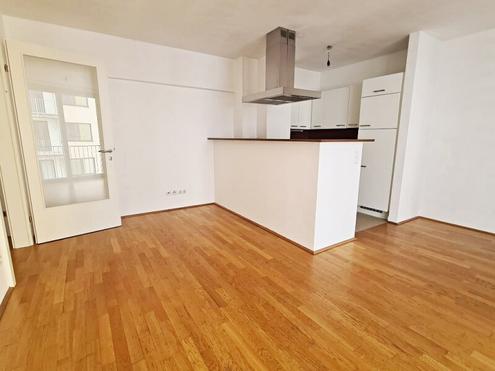 U1-NÄHE, RUHELAGE, 52 m2 Neubau inkl. 8 m2 Loggia, 2 Zimmer, Wannenbad, Parketten, 2. Liftstock, Humboldtgasse