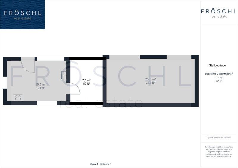 Pferdestall Erdgeschoss