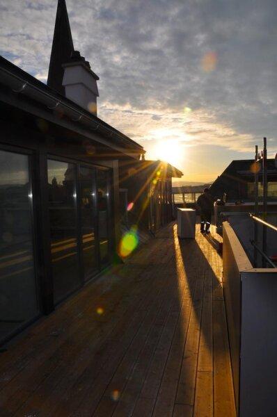 Terrasse-Abendstimmung