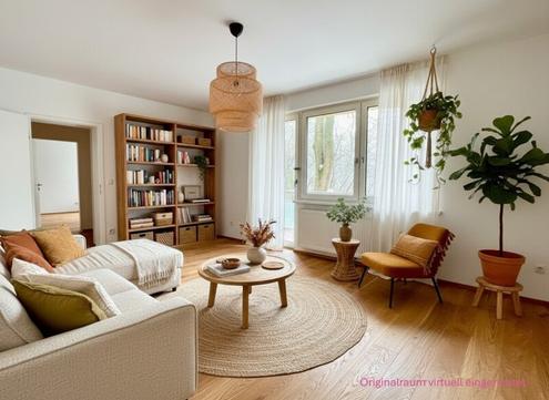 NATURNAHES FAMILIENIDYLL - PREISG�NSTIGE 3-ZIMMER-WOHNUNG MIT PARKPLATZ AN DER STADTGRENZE