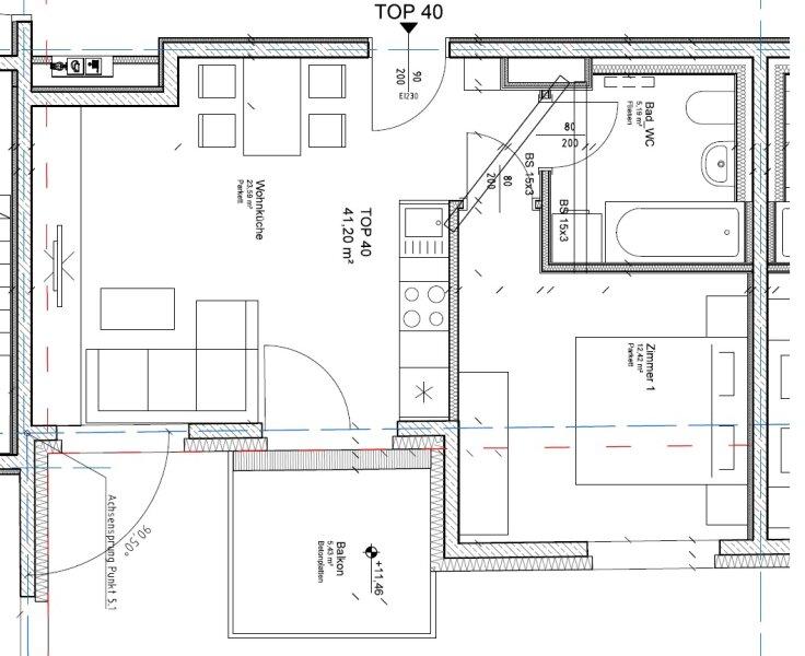 Grundriss: Paulusgasse 15