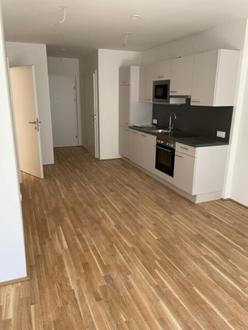 Wohnen im Neubau: Stilvolle 2-Zimmer-Wohnung mit Außenfläche & Küche / K3-27
