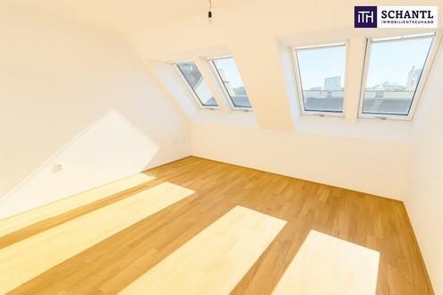 Preisreduktion! Stilvoll wohnen über den Dächern Wiens - ein 3-Zimmer-Dachgeschoßtraum mit 34 m² großer Sonnenterrasse