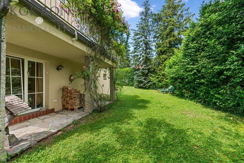 Zugang vom Garten zur Gartenebene