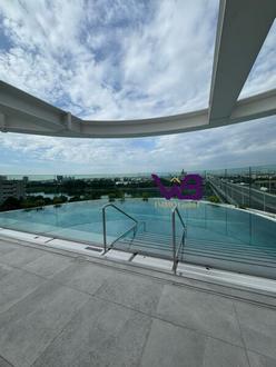 DANUBE FLATS 1,5 Zimmer Mietwohnung mit 8 m² Balkon 5. Stockwerk-Exklusives Wohnen im höchsten Wohnturm Wiens!