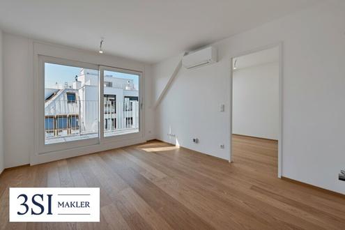 2-Zimmer-Dachgeschoß mit südseitiger Terrasse - Nähe Kutschkermarkt