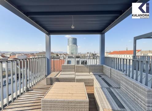 360 TOUR - PENTHOUSE mit TERRASSE NAHE UNIQA-TOWER