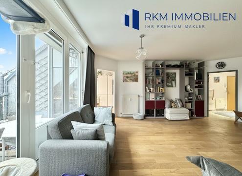 Gro�z�gige 4-Zimmer-Dachgeschosswohnung mit Terrasse und Tiefgaragenplatz  in absoluter Ruhelage nahe U-Bahn