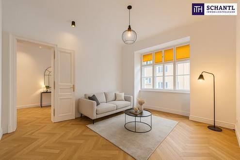 ++ Wohnen in Augartennähe ++ Erstklassig sanierte Altbauwohnung in ruhiger Seitenstraße in unmittelbarer Nähe zur U-Bahnstation Taborstraße + 2,5 Zimmer