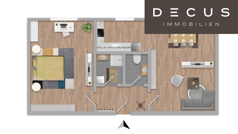 Plan mit M�blierungsvorschlag