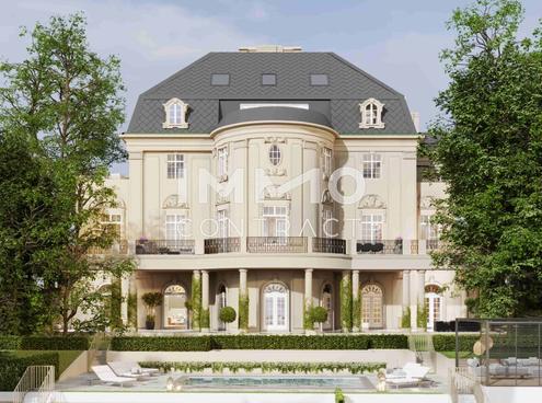 Palais & Villa: Ganze Etage inkl. Pool - Ein Wohnjuwel der Extraklasse: Wo architektonisches Erbe auf modernen Luxus trifft