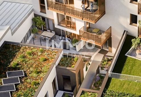 ERSTBEZUG mit großer Terrasse im Innenhof - moderne 2-Zimmer-Wohnung