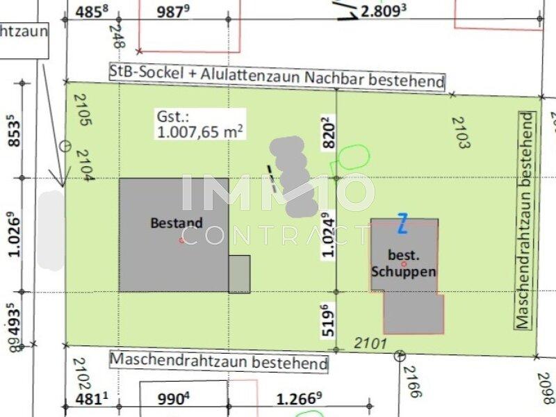 Wohnhaus in 3900 Schwarzenau, Lageplan