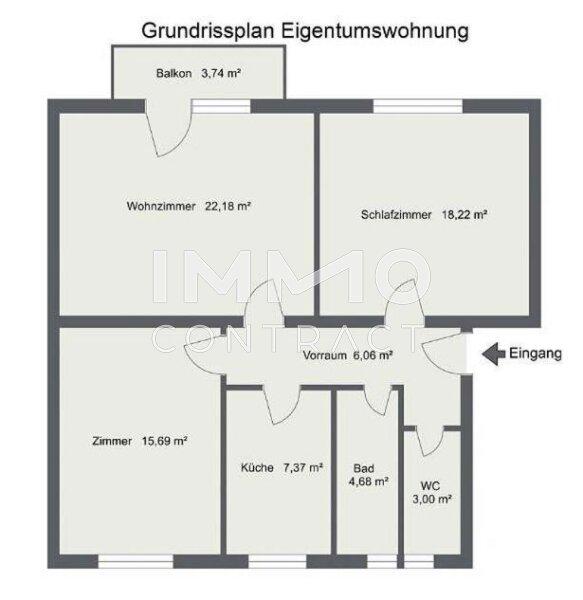 Planskizze Immocontract