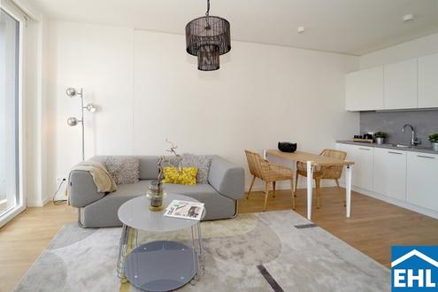 Ideale 1,5-Zi.-Wohnung mit Loggia bei der U1!