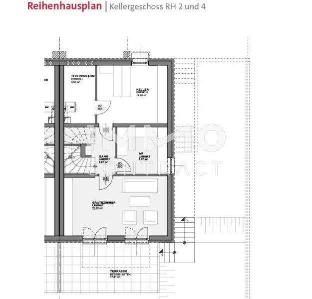 Grundriss Keller DHH 2 und 4