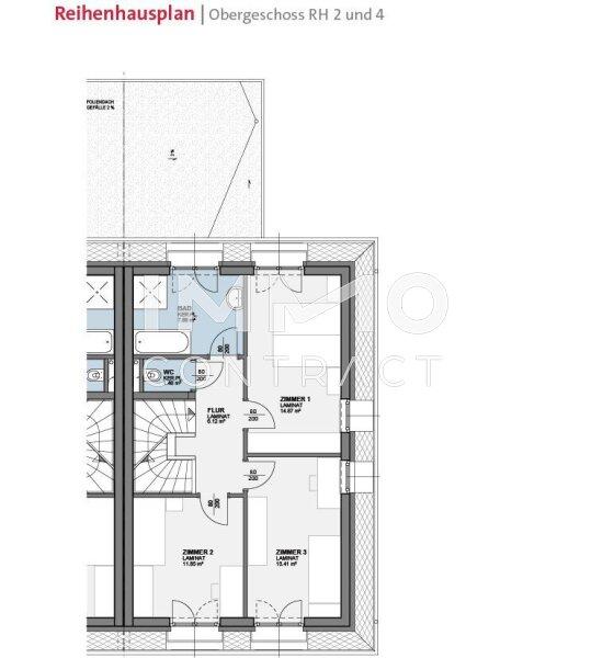 Grundriss OG DHH 2 und 4