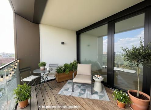 Belvedere in Sicht: unbefristete 2-Zimmer-Neubauwohnung mit Loggia und vielen Extras im Haus!