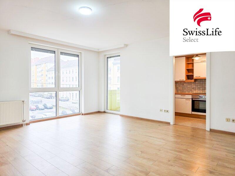 Wohnzimmer mit Blick zur K�che