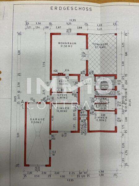 Erdgeschoss Plan von der Gemeinde