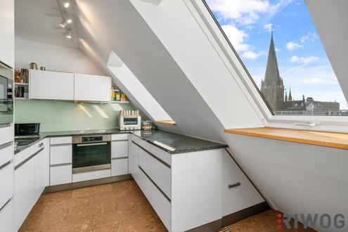 Rooftop-Wohnung �ber den D�chern des Siebten | 1 Min. zur Mariahilferstr. | 40m� 360�-Terrasse | Virtual Tour