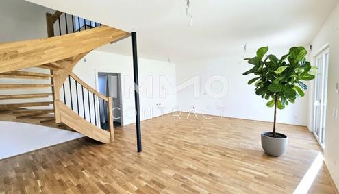 Wohnen in famili�rer Anlage - Moderne, ruhige Doppelhaush�lfte in Stoob - Mietkauf