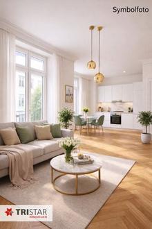 Generalsanierte 3-Zimmer-Altbauwohnung mit Fußbodenheizung & außergewöhnlich niedrigen Betriebskosten