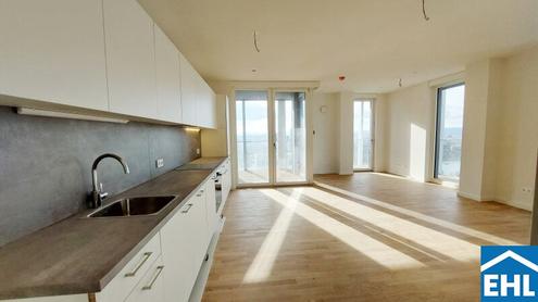 Erstbezug - 3-Zi.-Wohnung mit Rooftop Pool & Sauna