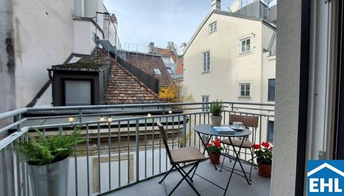Altbaujuwel mit Balkon - generalsaniert! - Zwischen Am Hof und Hoher Markt - Wohnen im Herzen der Wiener Innenstadt