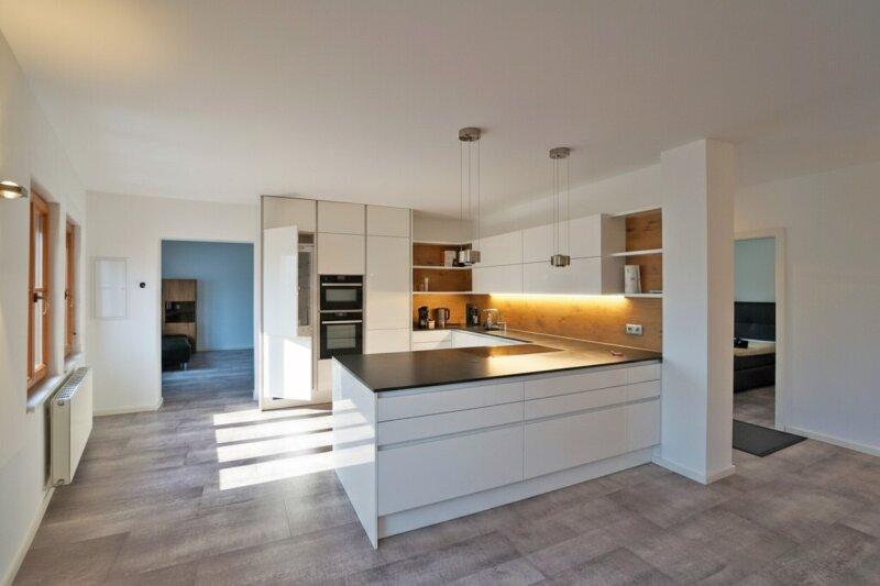 K�che Richtung Wohnzimmer